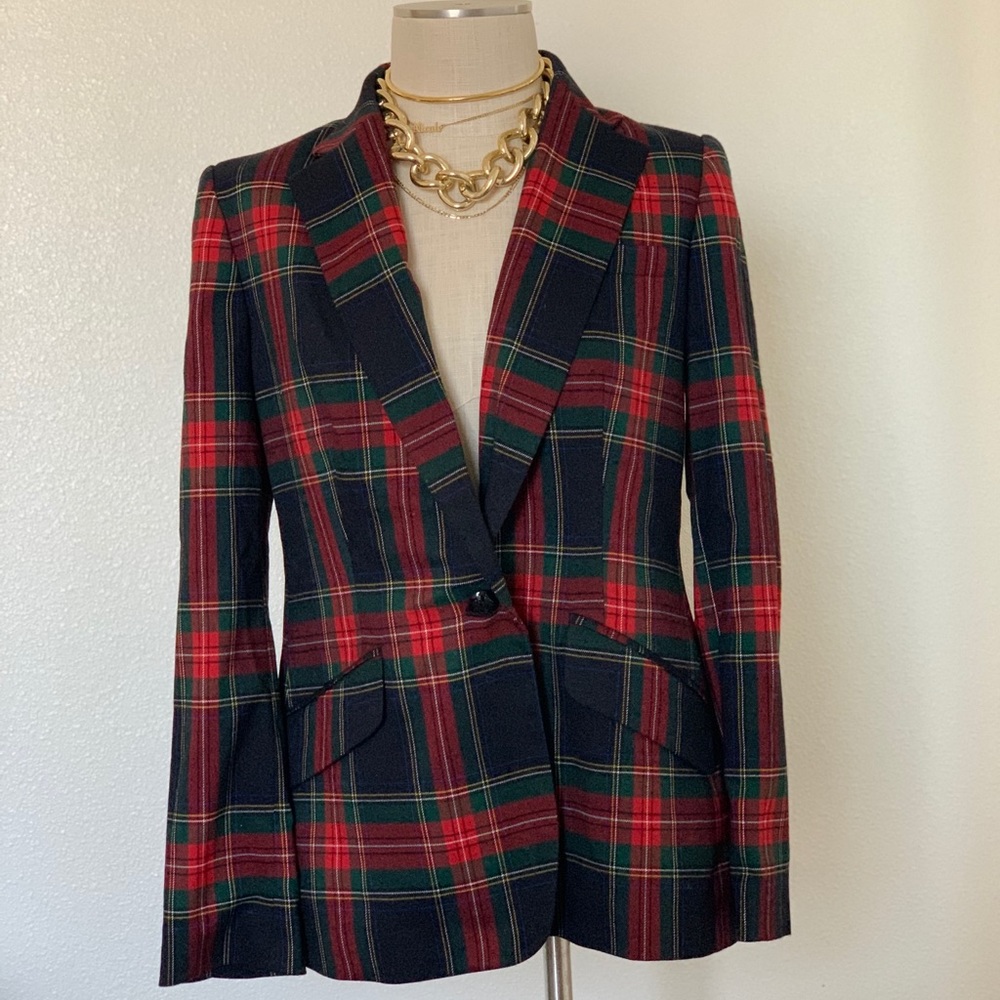 Ralph Lauren Tartan Twill Blazer